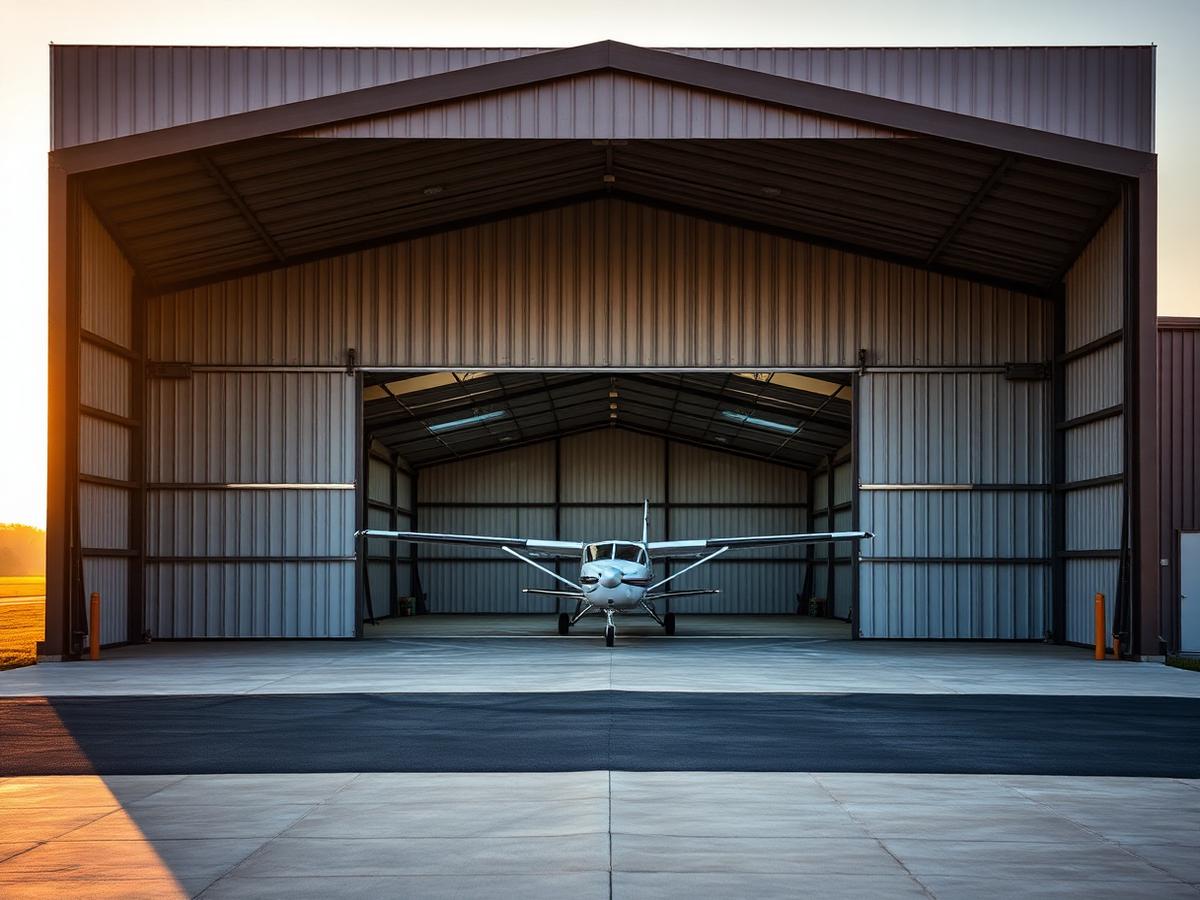 Aircraft Hangars Aircraft Hangars — pre-engineered steel building by North Point Steel