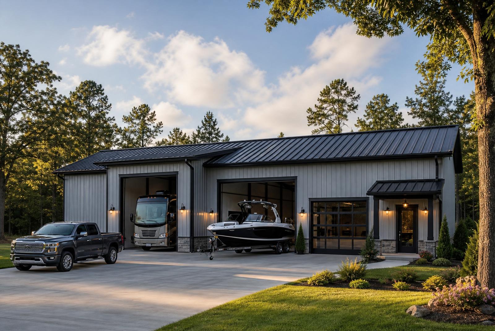 RV & Boat Storage RV & Boat Storage — pre-engineered steel building by North Point Steel